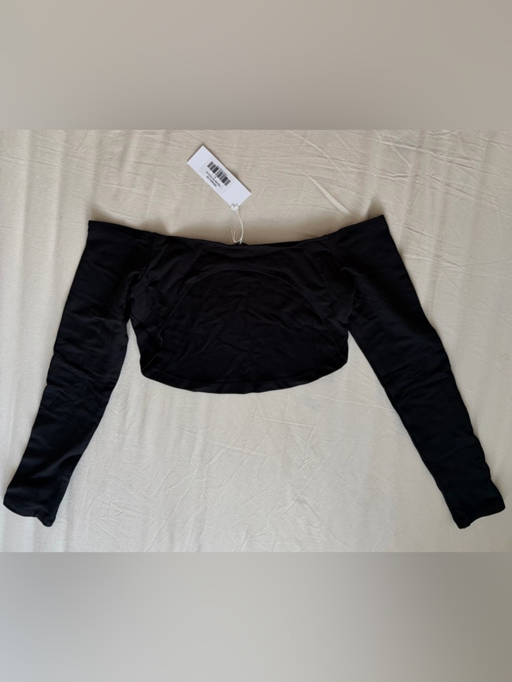 CSB Open Back Long Sleeve Cropped Top - Picture 11 of 11